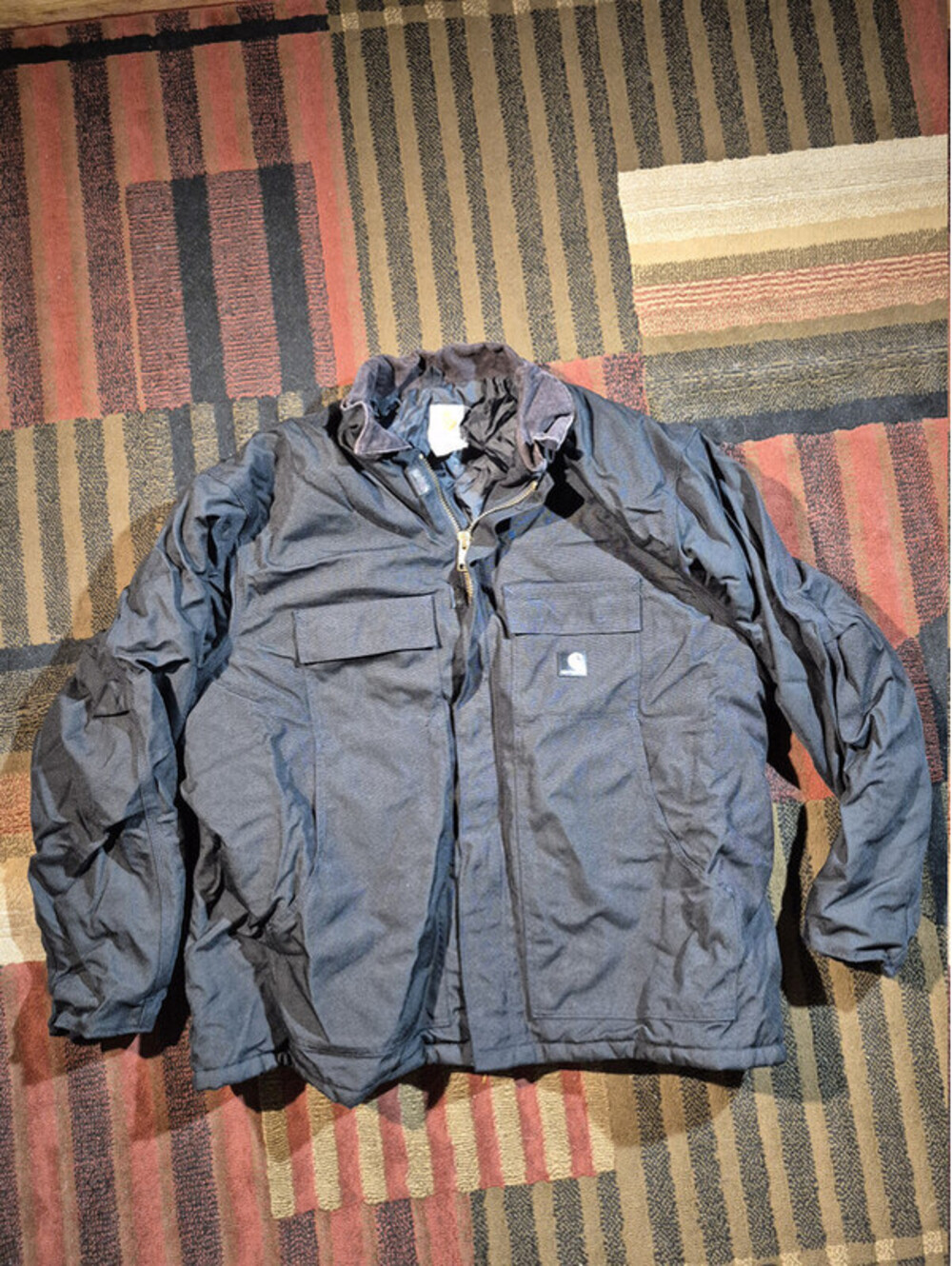Carhartt C55 BLK Yukon Extremes Arctic Quilt Lined Coat